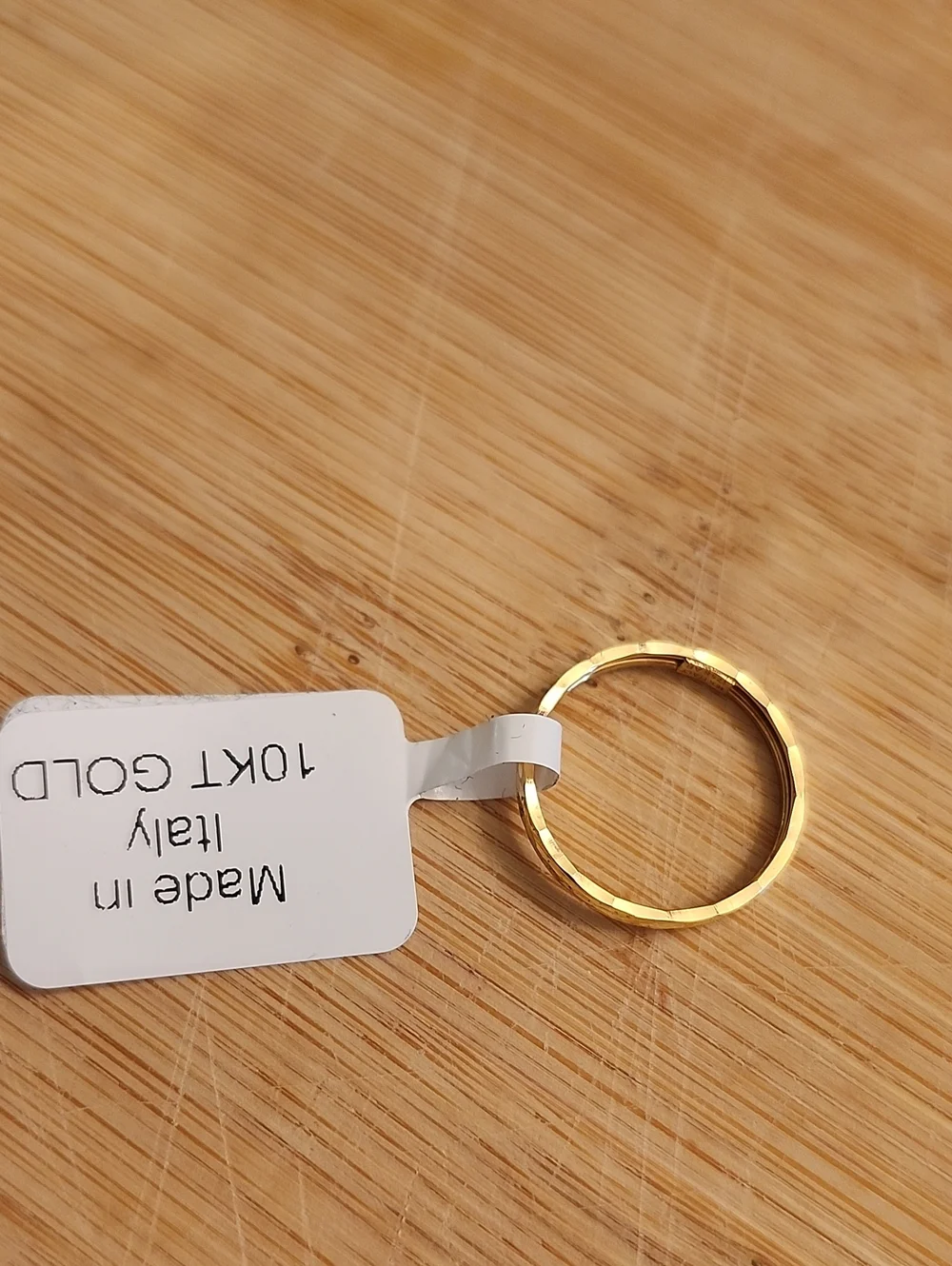 10K Gold Band Ring - Yellow Gold Size 7